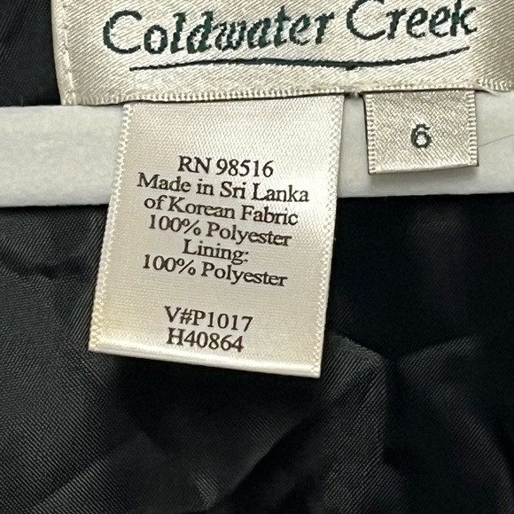 Coldwater Creek Leaf Floral Print Drop Waist Sleeveless Dress - Brown and Blue - Picture 2 of 7